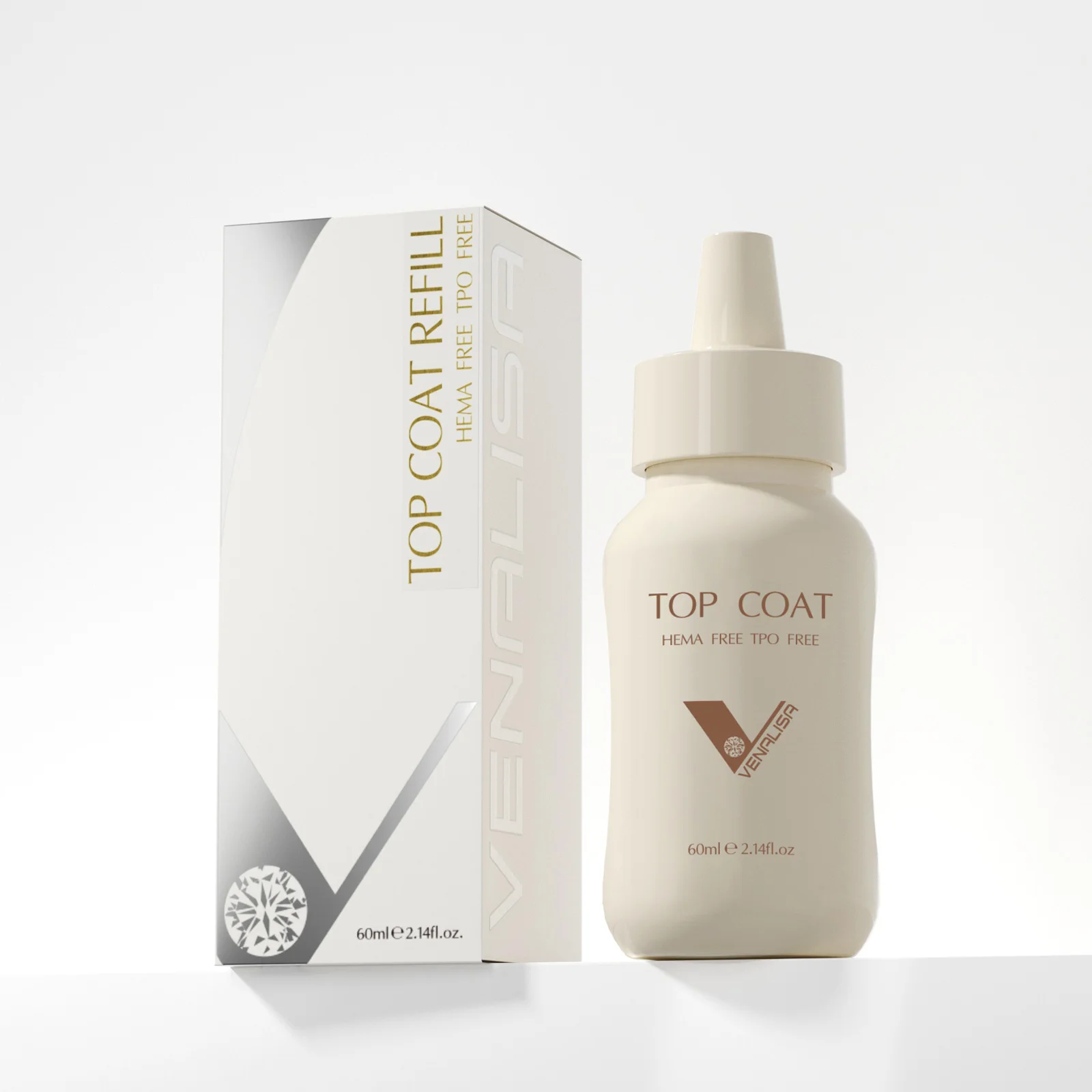 Uv Lamp Nail Resin - 30/60ml ベナリサ ウルトラグロッシー ダイヤモンド ロングウェア トップコート