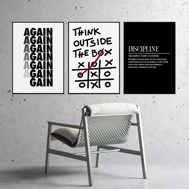 Resin Art Quotes - モダンなモチベーションを高める名言、感動的な規律を促すアートポスター、ダイヤモンドペインティングのウォールプリント、リビングルームの家の装飾用絵画