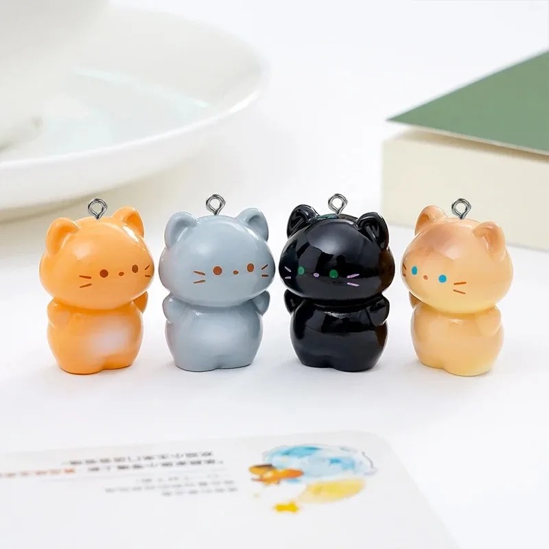 10個入り スイート3D立体子猫レジンチャーム 漫画風シャム - Resin Art Box のレビューと価格