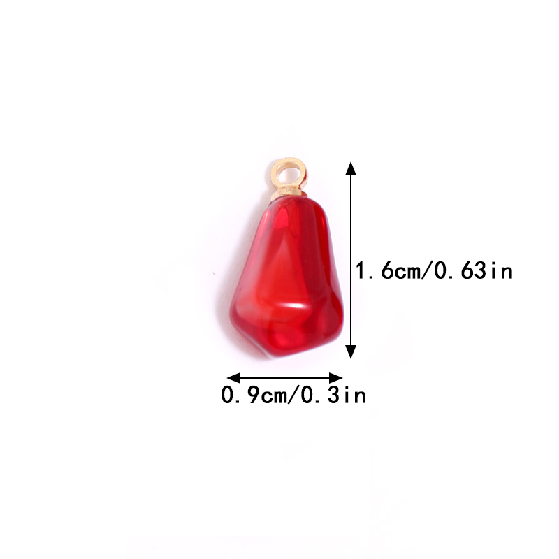 10 個ザクロ種子樹脂ペンダントフルーツチャーム DIY イ - Resin Art Box のレビューと価格