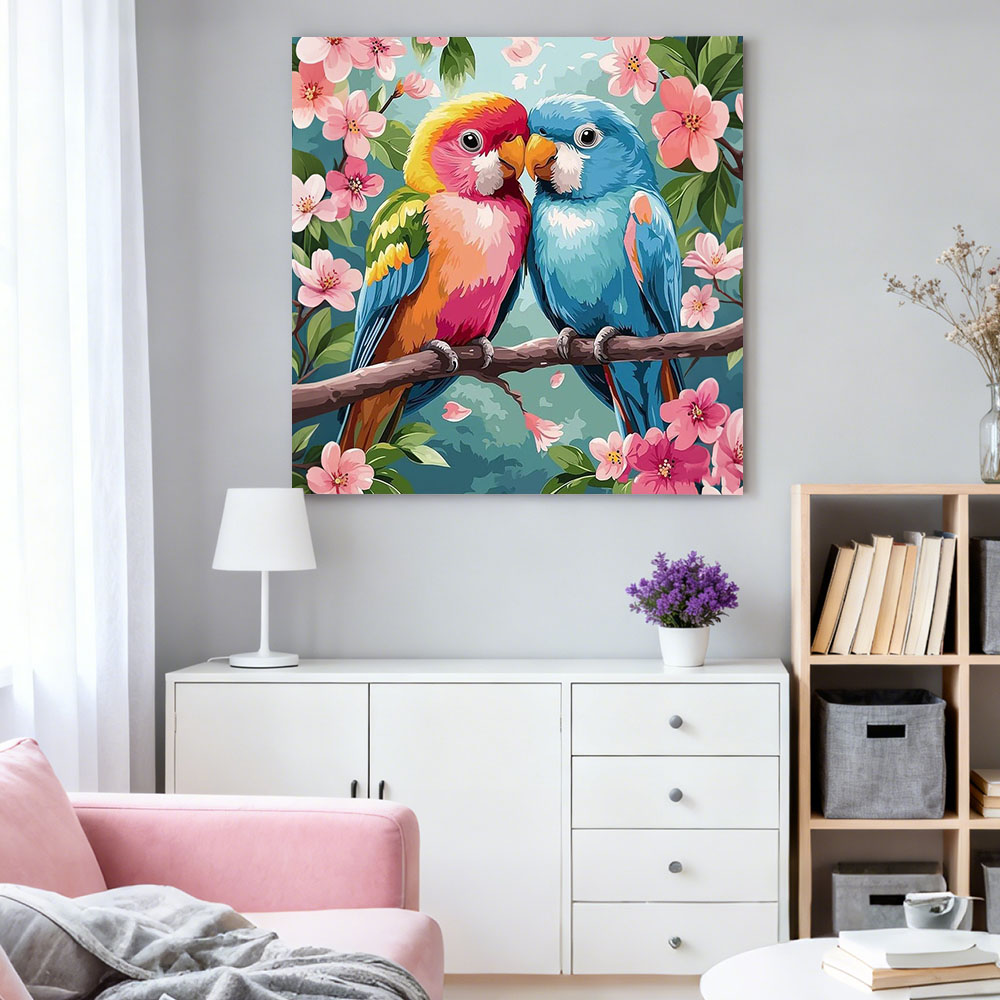 HUACAN ダイヤモンドペインティング 鳥 花 動物 モザ - Resin Art Of Rose のレビューと価格