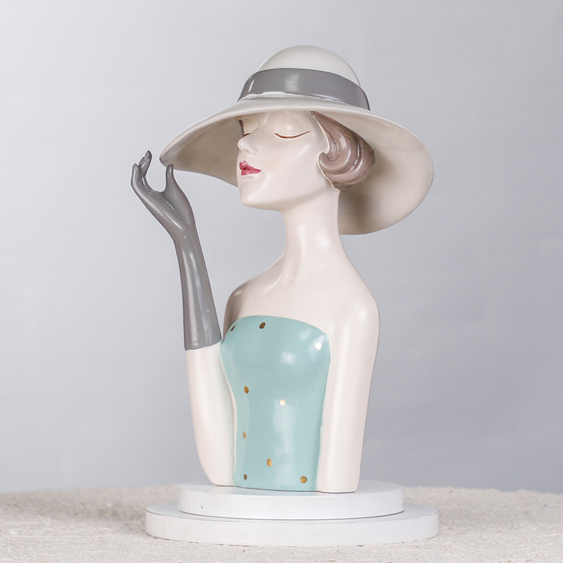 インスタグラム風ガール彫刻 - 北欧風レジン装飾、新居、部屋 - Resin Art Instagram のレビューと価格