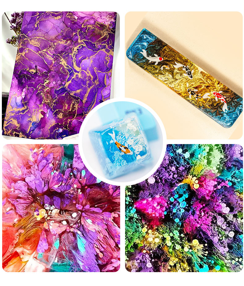 10 ミリリットルアルコールインクアートエポキシ樹脂顔料 2 - Resin Dye Opaque のレビューと価格