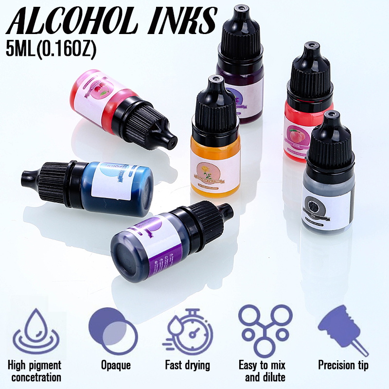 エポキシ樹脂カラー顔料 24 鮮やかな色 液体エポキシ顔料  - Resin Dye Opaque のレビューと価格