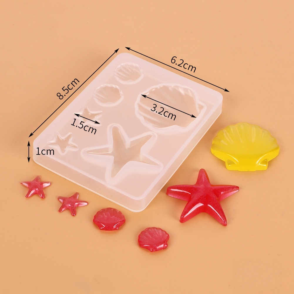 DIY 海洋テーマクリスタルエポキシ樹脂シェルジュエリーペン - Resin Art Acrylic のレビューと価格