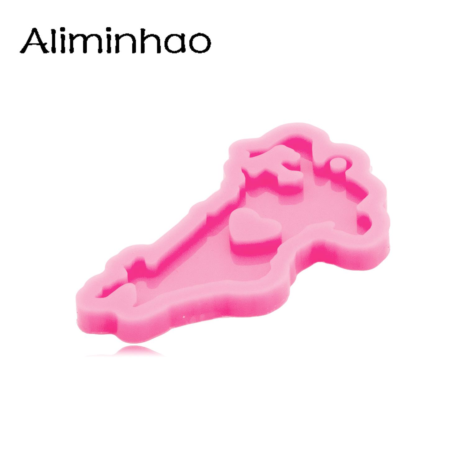 Dy1435光沢のあるレインマップシリコンレジンキーチェーン - Resin Art A Keychain のレビューと価格