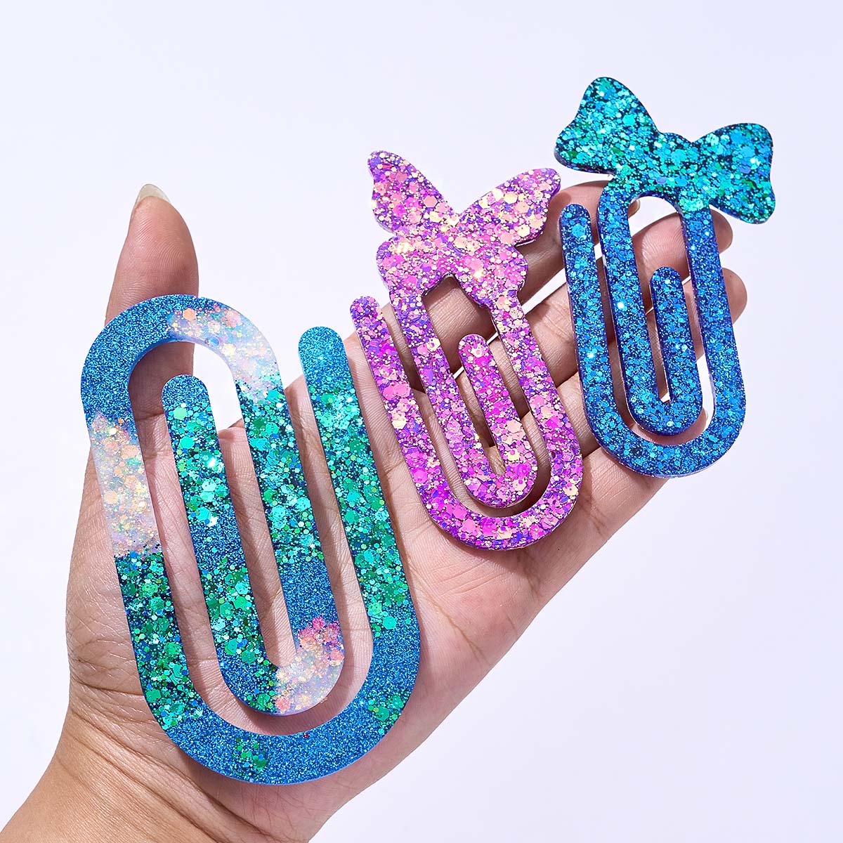 クリスタルエポキシ樹脂モールド DIY ペーパークリップホル - Resin Art Mold のレビューと価格