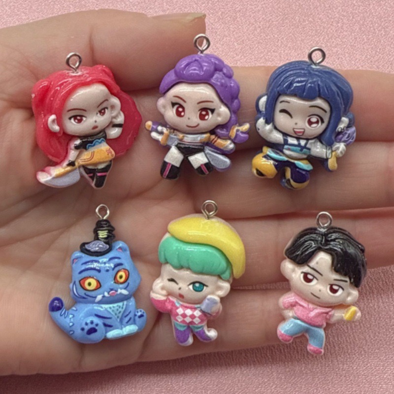 10個入り樹脂製漫画ペンダント、DIYジュエリー製作イヤリン - Resin Art Box のレビューと価格