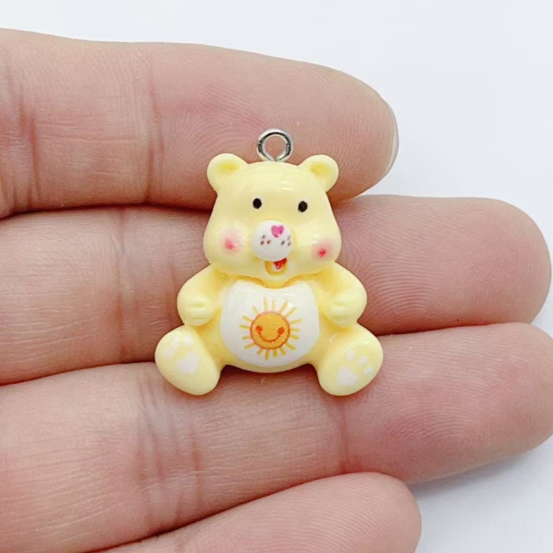 10個の漫画動物チャームペンダントDIY作成用イヤリング、ネ - Resin Art Pendant のレビューと価格