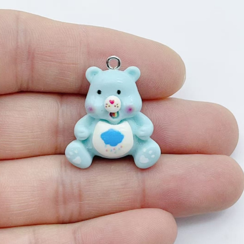 10個の漫画動物チャームペンダントDIY作成用イヤリング、ネ - Resin Art Pendant のレビューと価格