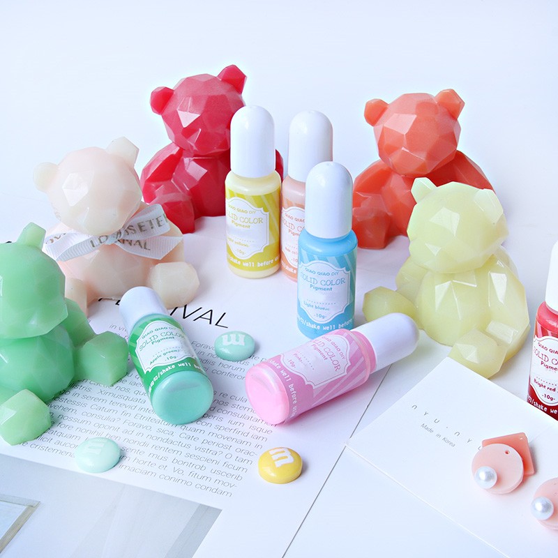 エポキシ樹脂用の18色の鮮やかな液体顔料、高濃度固形染料の卸 - Resin Dye Opaque のレビューと価格