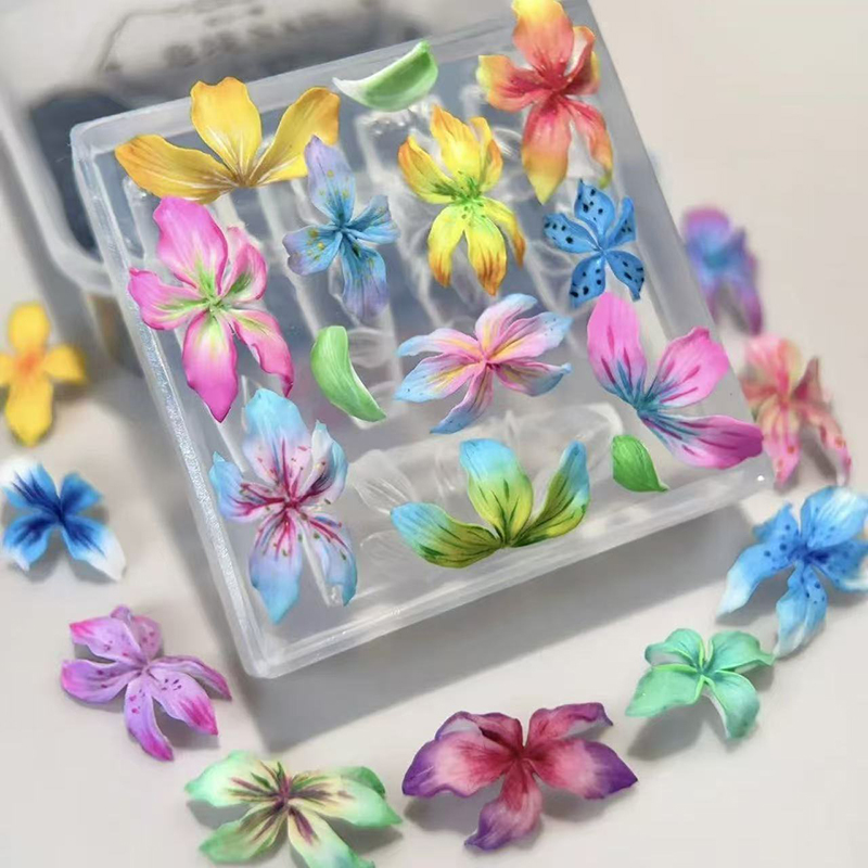 3D 花ネイルモールド DIY シリコーンネイルツールハワイ - Resin Art Template のレビューと価格