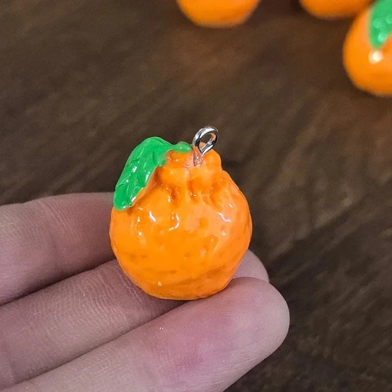 10個入り 3Dシミュレーション デコポン マンダリンオレン - Resin Art Pendant のレビューと価格