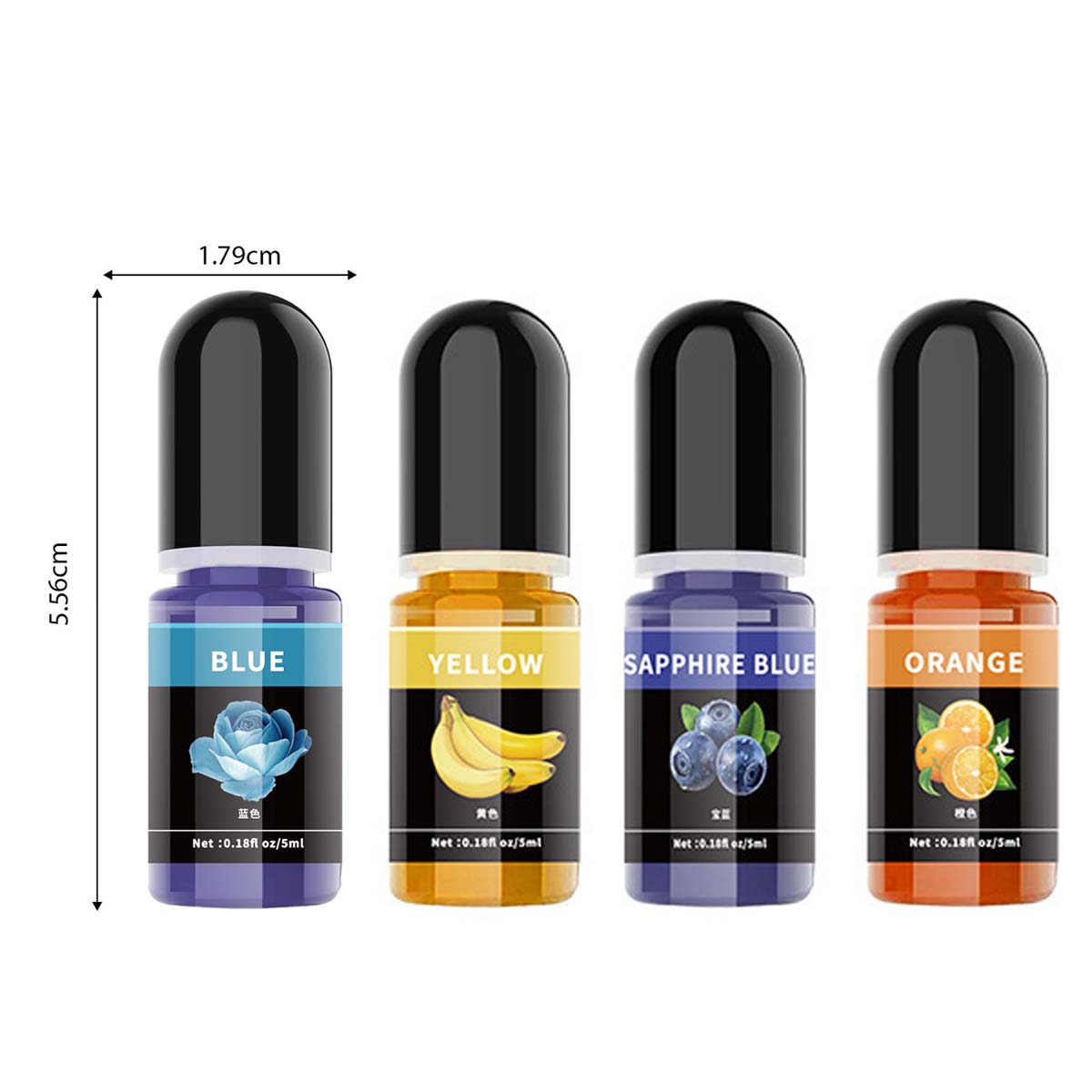 5ml/ボトル エポキシ樹脂顔料 液体着色剤 染料 ユニバー - Resin Art Acrylic のレビューと価格
