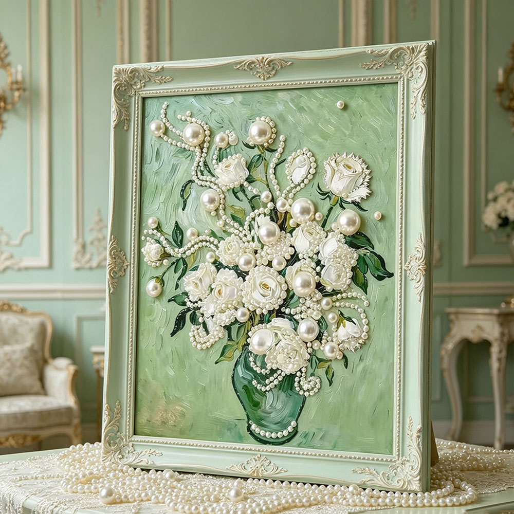 Huacan DIYパールアートペイントキット 大人と初心者 - Resin Art Of Rose のレビューと価格