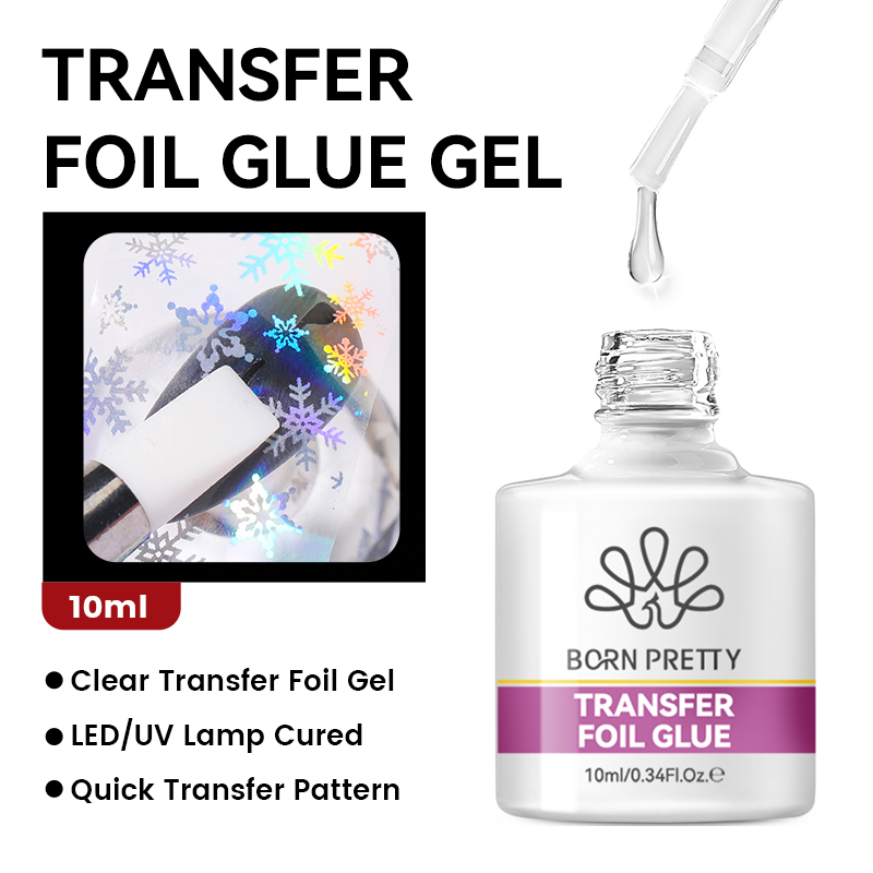 BORN PRETTYネイルフォイルグルーゲル10MLフォイ - Uv Lamp Nail Resin のレビューと価格