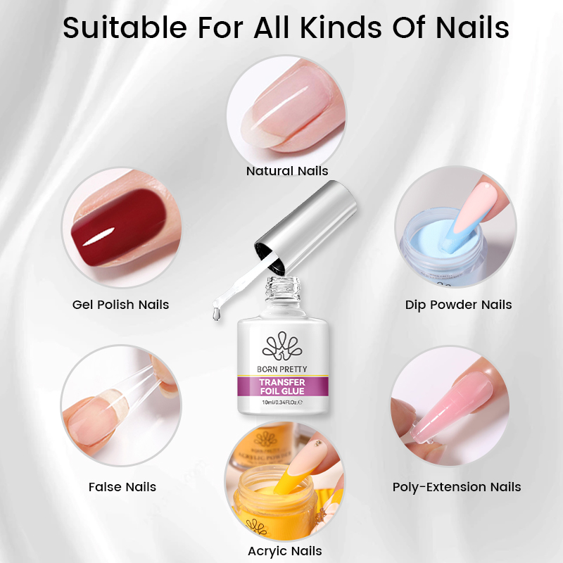 BORN PRETTYネイルフォイルグルーゲル10MLフォイ - Uv Lamp Nail Resin のレビューと価格